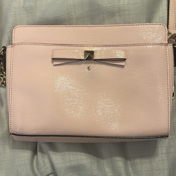 Pink kate spade bag with bow - Picture 2 of 4